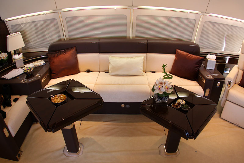 Boeing Business Jet interior